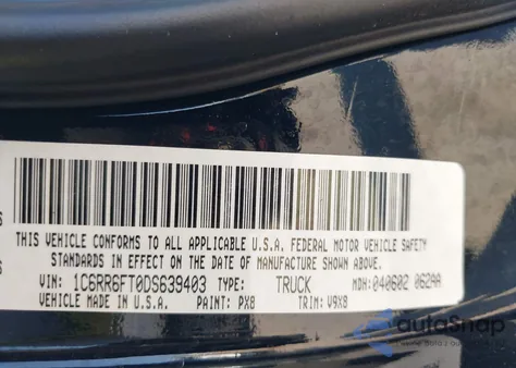 2013 Ram 1500 Express from USA, damaged, VIN 1C6RR6FT0DS639403